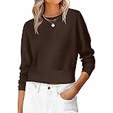 ANRABESS Women’s Long Sleeve Sweaters Cropped Crew Neck Business Casual Light Weight Sweater Tops Fall Fashion Clothes 2025