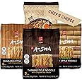 A-Sha Healthy Asian Instant Noodles with Sauce Pack | Best Sellers Variety Bundle | Vegan, Air Dried, High Protein | Great For Ramen, Stir Fry, Wok | 4 Flavors, 19 Packs