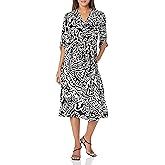 NIC+Zoe Womens Onyx Stamp Dress
