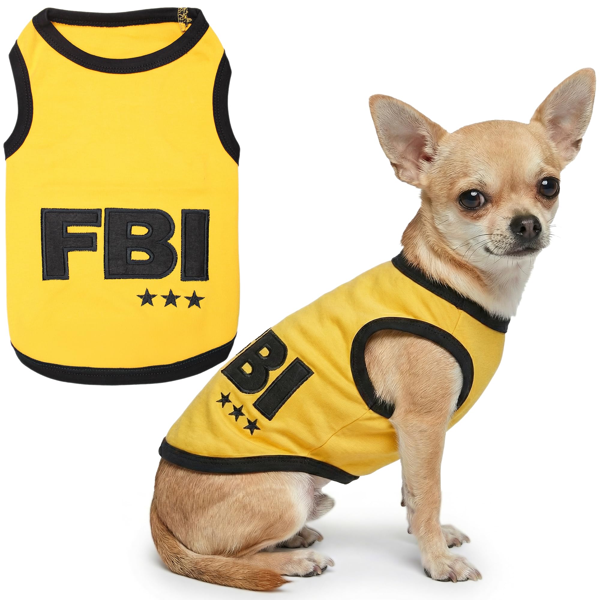 Parisian Pet FBI Dog T-Shirt, Small
