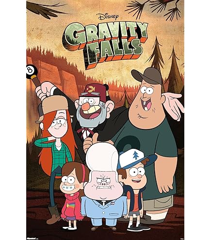 Amazon.com: Posters USA - Disney Classics Gravity Falls Poster