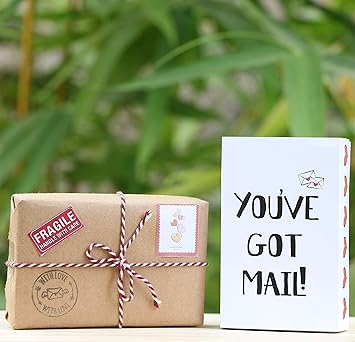 Oye Happy - Youve Got Mail - Tiny Hamper for Girlfriend / Boyfriend / Husband / Wife/ Fiance