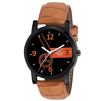Analogue Black Dial Watch for Men - PWC-9102