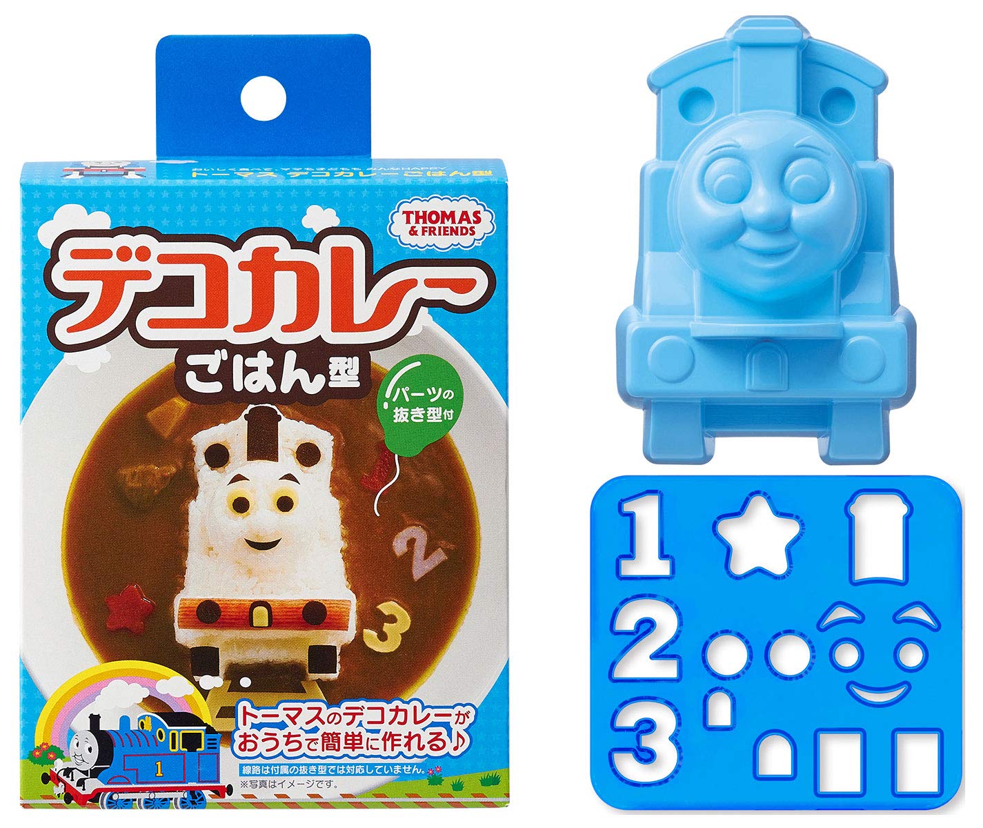 OSK(オーエスケー) 抜き型 デコカレー きかんしゃトーマス カレーご飯型 日本製 おしゃれ かわいい 調理器具 キャラクター 子供 プレゼント ギフト 贈り物 LS-7商品画像