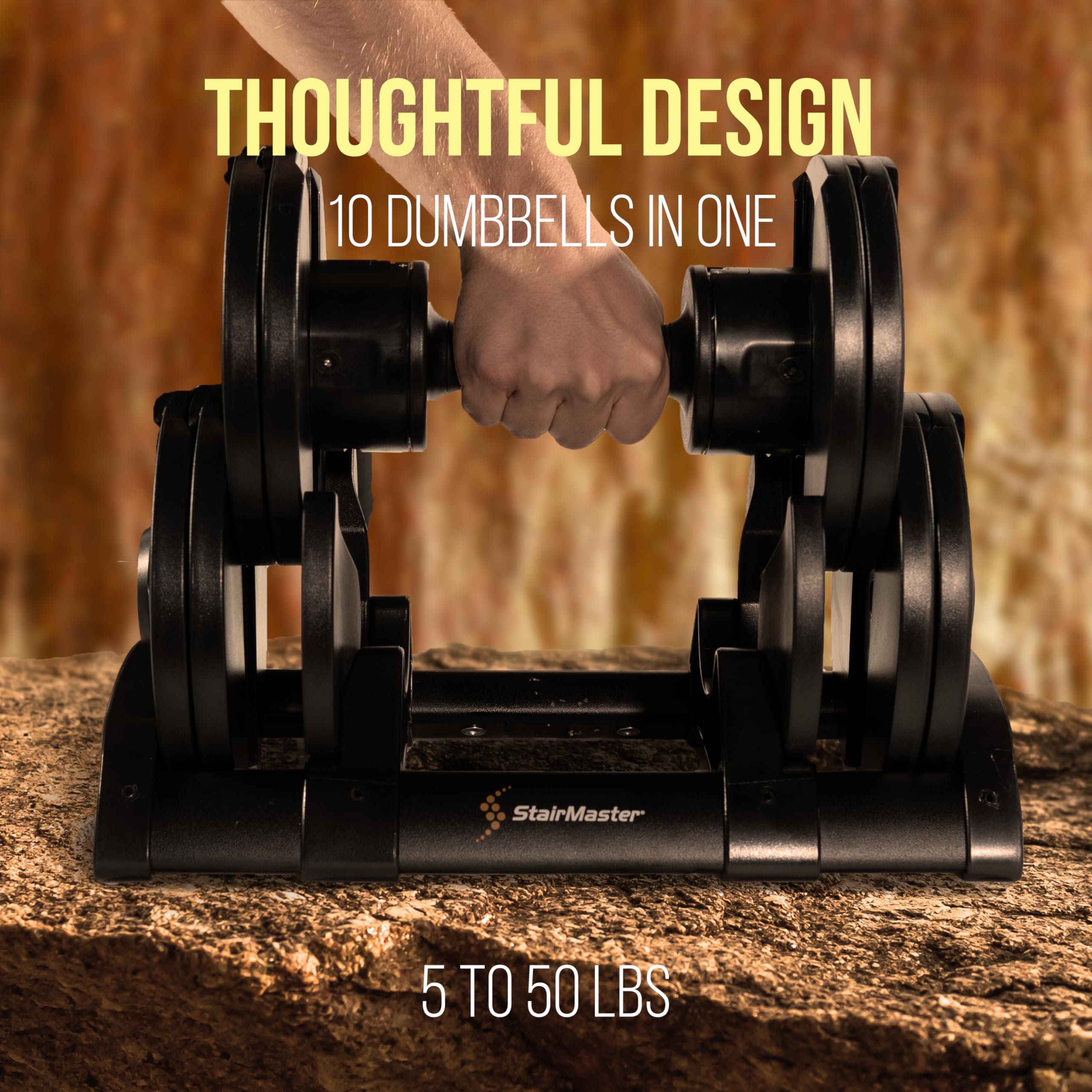 Core Fitness® Adjustable Dumbbell Weight Set by Affordable Dumbbells