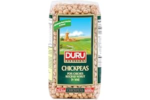 Duru Chickpeas 9mm, 35.2oz (1000g), 100% Natural and Certificated, Non-GMO, Great for Falafel, Hummus, and Vegan Recipes, Gluten Free