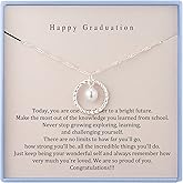 Burning Love Graduation Gifts for Her 2025 Necklace Sterling Silver Necklaces for Graduate 2025