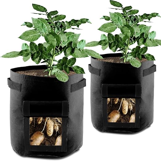 Love·G&X Bolsas de Cultivo 7 galones, para Plantas, Patatas ...