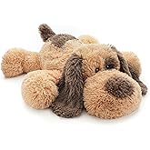 WEIGEDU Floppy Stuffed Dog Puppy Plush Toy, Huggable Beagle Labrador Retriever Stuffed Animal Dogs for Kids Girls Boys Baby Birthday Gift, 20 inch, Brown