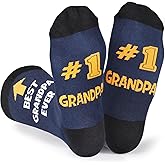Veachog Grandpa Dad Socks for Men, Birthday Gifts for Bonus Dad Father Uncle Brother Son Husband Boyfriend Gifts Retirement