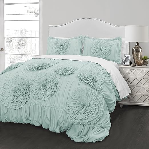 Amazon Com Better Homes And Gardens Kids Ruffled Flowers Bedding