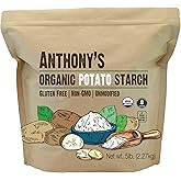 Anthony's Organic Potato Starch, Unmodified, 5 lb, Gluten Free & Non GMO, Resistant Starch