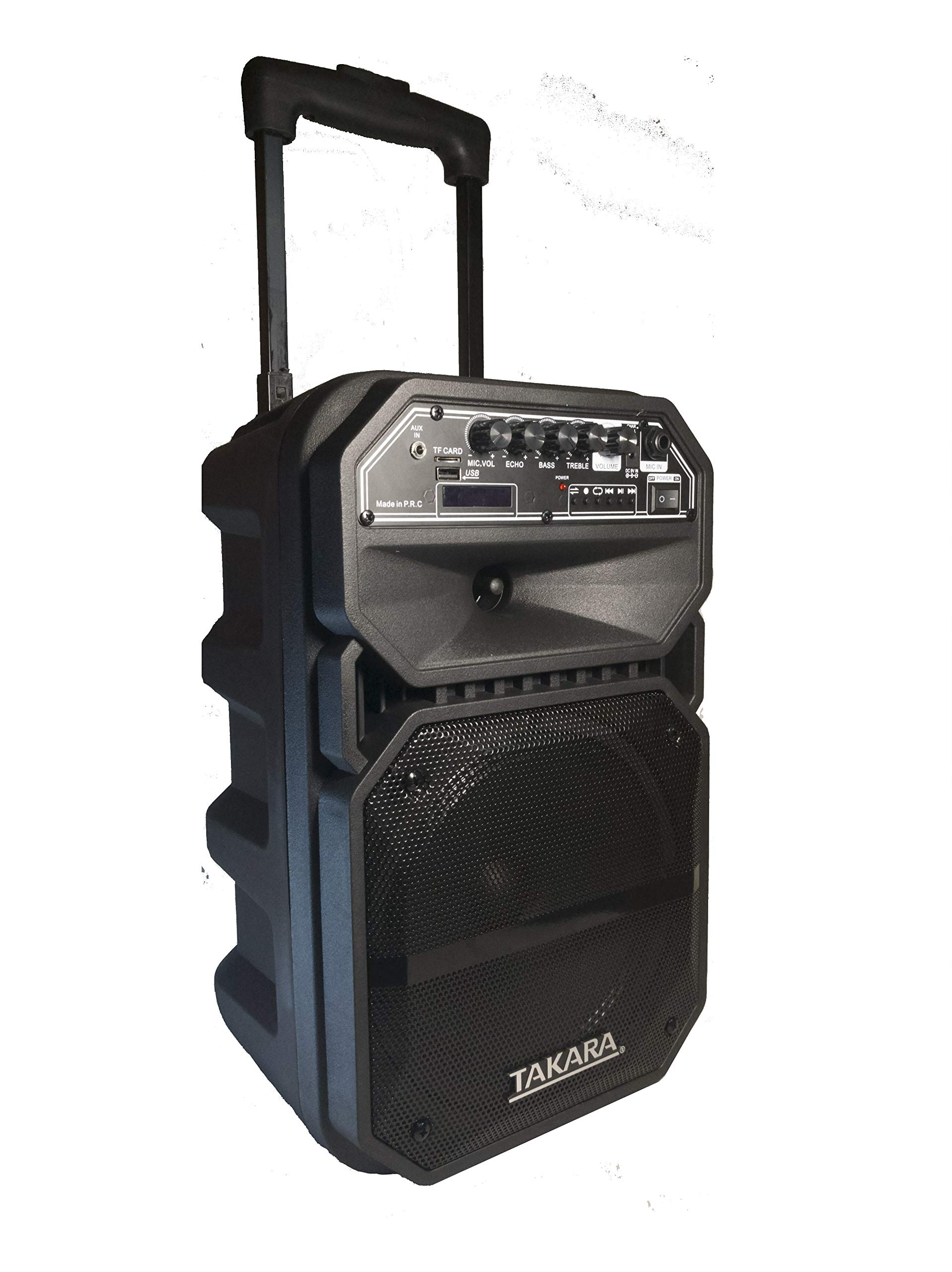 Buy Takara Karaoke Speaker T4008 Portable 8 Inch Trolley Speaker