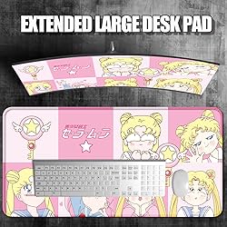 YBHNTZ Anime Mouse Pad,Extended Pink Cute Large