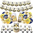 Corona Beer Themed Party, Men Women Boys Girls Birthday Party Balloon Decorations, Include Birthday Happy Banner, Cupcake Decoration, Aluminum Film latex 34 pcs Kit