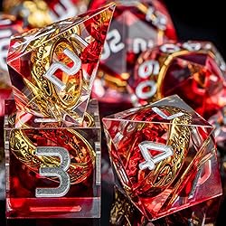 ORIFANTOU Magic Lord of The Rings DND Dice Set