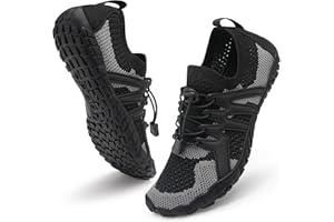 Stelle Barefoot Shoes Women Men Hiking Water Shoes with Adjustable Laces Adult Quick-Dry for Beach Swim Pool Trail Running Outdoor Sport Boating Rock Climbing Yoga