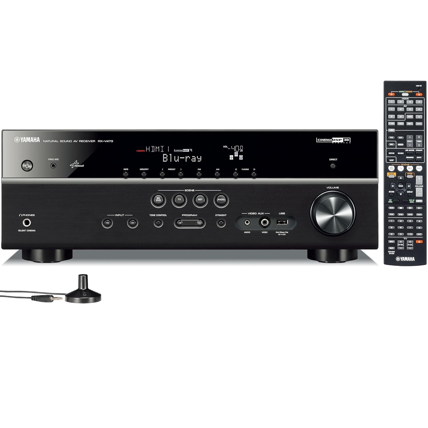 Yamaha RX-V473 5.1- Channel Network AV Receiver (Discontinued by Manufacturer)