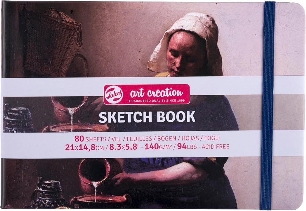Talens Art Creation Milkmaid Sketchbook 21 x 14.8 cm 80 Sheets 140 g
