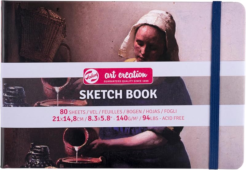 Talens Art Creation Milkmaid Sketchbook 21 x 14.8 cm 80 Sheets 140 g