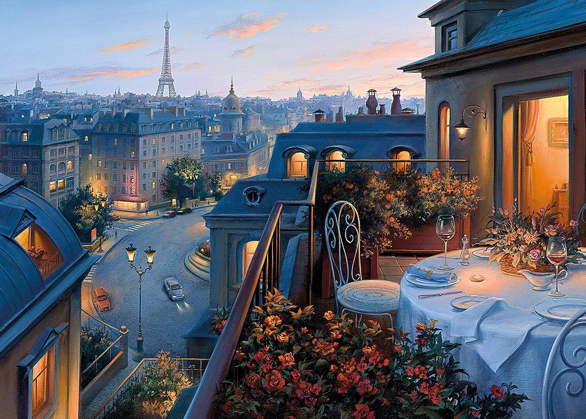 Gibsonsan Evening in Paris Jigsaw Puzzle, 1000 Piece
