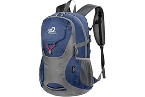 WATERFLY Lightweight Packable Hiking Backpack: 30L Foldable Travel Daypack Ultralight Camping Day Pack for Woman Man