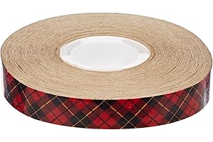 Scotch ATG Adhesive Transfer Tape 976 Clear, 0.50 in x 36 yd 2.0 mil (Pack of 1)