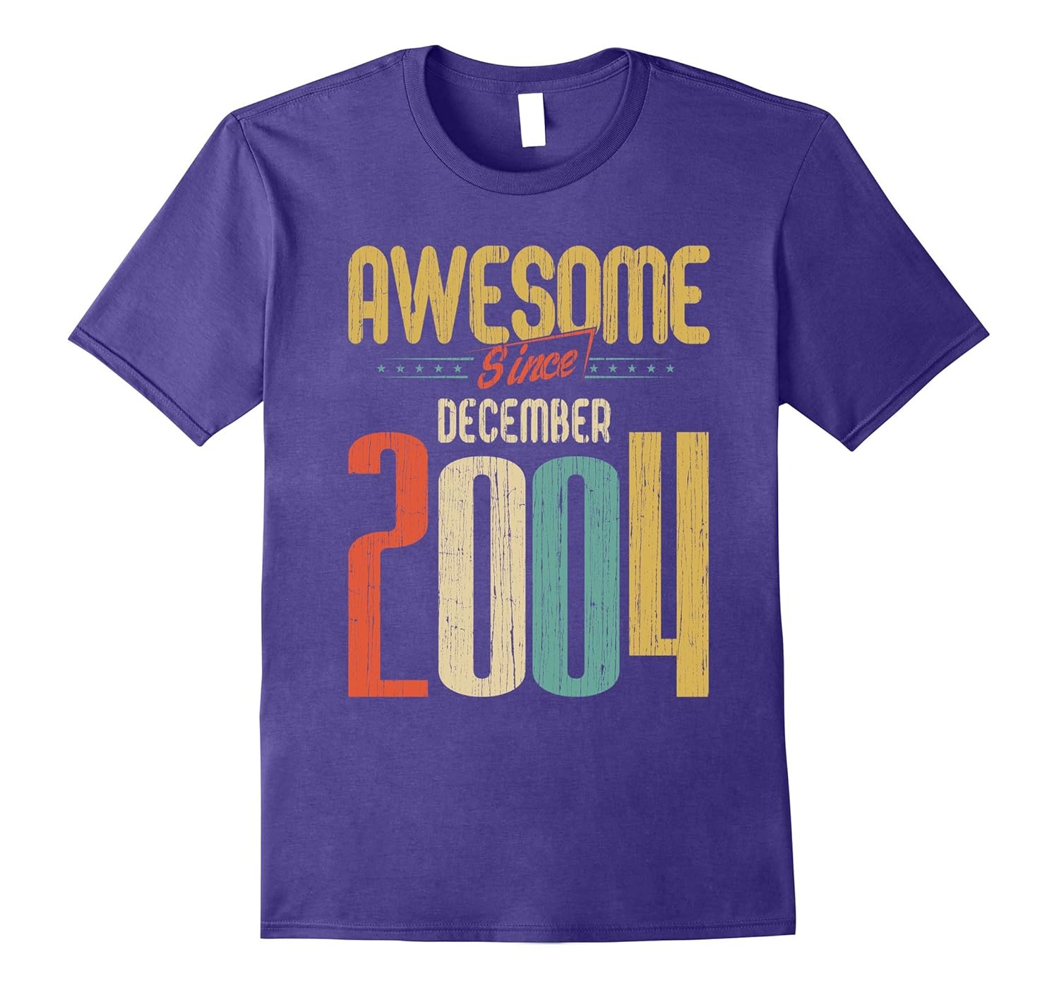 Awesome Since December 2004 T-Shirt Funny 13th Birthday Tee-ANZ