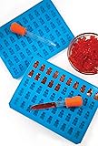 2 Pack Premium Gummy Bear Molds (makes 100 bears!) *PLUS 2 BONUS easy droppers AND Recipe Ebook with QuickStart Guide - Made with BPA-FREE non-stick silicone - Homemade candy and chocolate kit