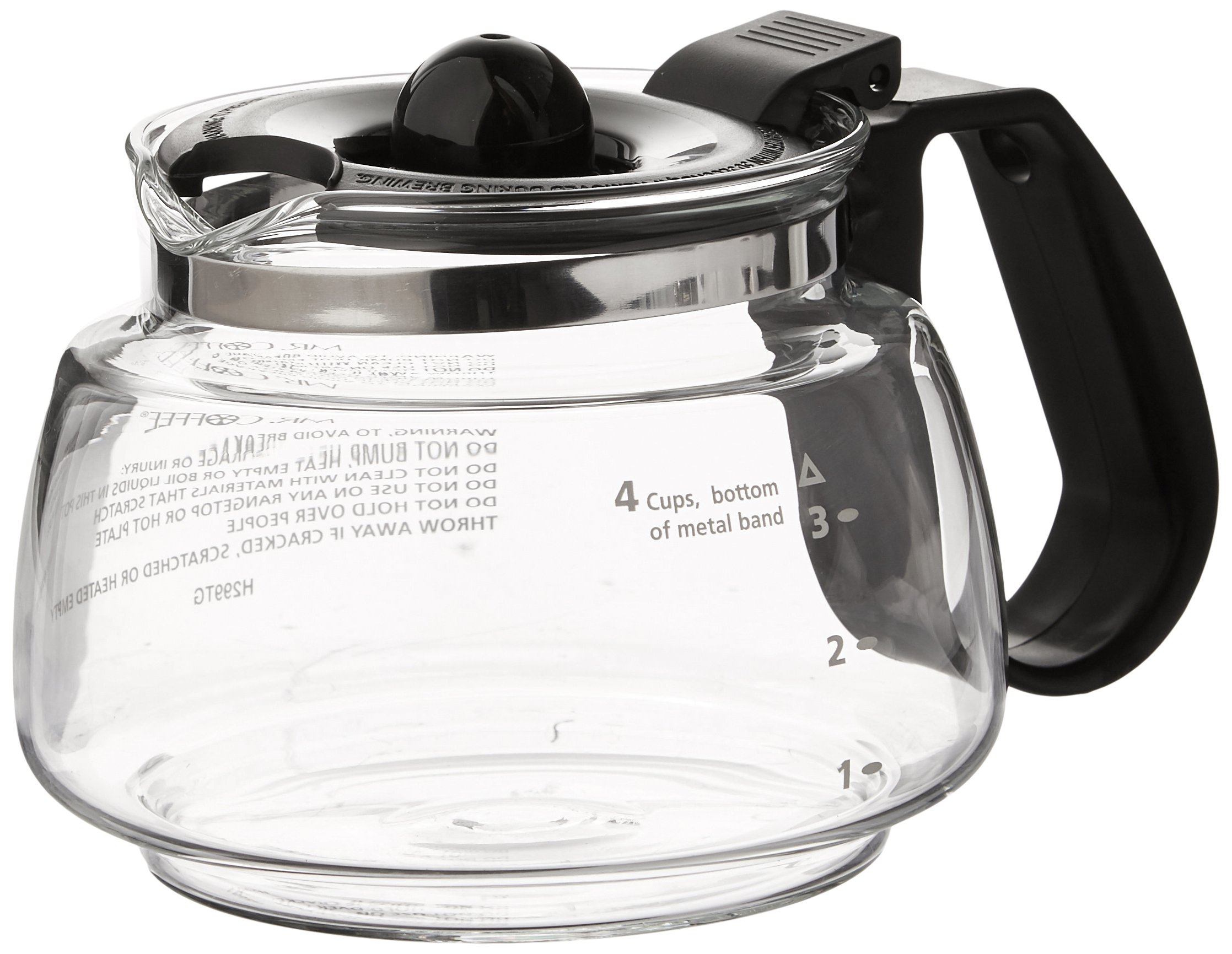 Mr.Coffee ND4 Replacement 4Cup Carafe Black 1 Free Shipping eBay