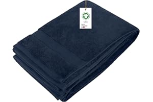 Delara 100% Organic Cotton Towels 650 GSM Plush Feather Touch Quick Dry Bath Sheet, GOTS Certified, Oeko-Tex Green Certified, Organic Cotton Bath Sheet, 36"X70"