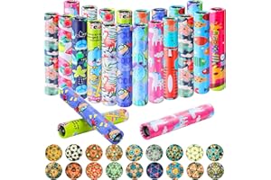 Chivao 20 Pcs Classic Kaleidoscopes Educational Toys for Party Favors Fun Kaleidoscope Toy for Stock Stuffers Bag Fillers Birthday Party School Classroom Prizes, Random Colors (Unicorn)