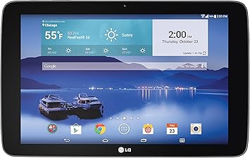 Amazon Com Lg G Pad 4g Lte Tablet Black 10 1 Inch 16gb Verizon Wireless Computers Accessories