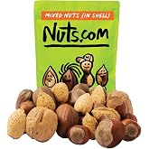 Nuts.com Mixed Nuts in Shell, No Brazil Nuts, 3 LB - Perfect for Nut Lovers | Includes Walnuts, Hazelnuts, Pecans &amp; Almonds &ndash; Healthy Snack Sampler for Squirrels, Wholesome Snack for Home or On the Go