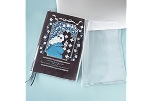 BZQCRT A5 Clear Book Covers for hardcover. PVC Book Cover Protector. Plastic Clear A5 Cover 8.7X6.1 inces