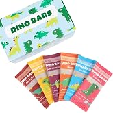 Dino Bars | Organic Fruit Bars for Kids Try Them All Variety Pack | 12 Pack | Mess free fruit bars made with fruit and oats in Blueberry, Mango, Pineapple Carrot, Strawberry, &amp; Sweet Potato Raspberry.