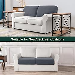 CHUN YI 2 Piece Stretch Couch Cushion Covers Or