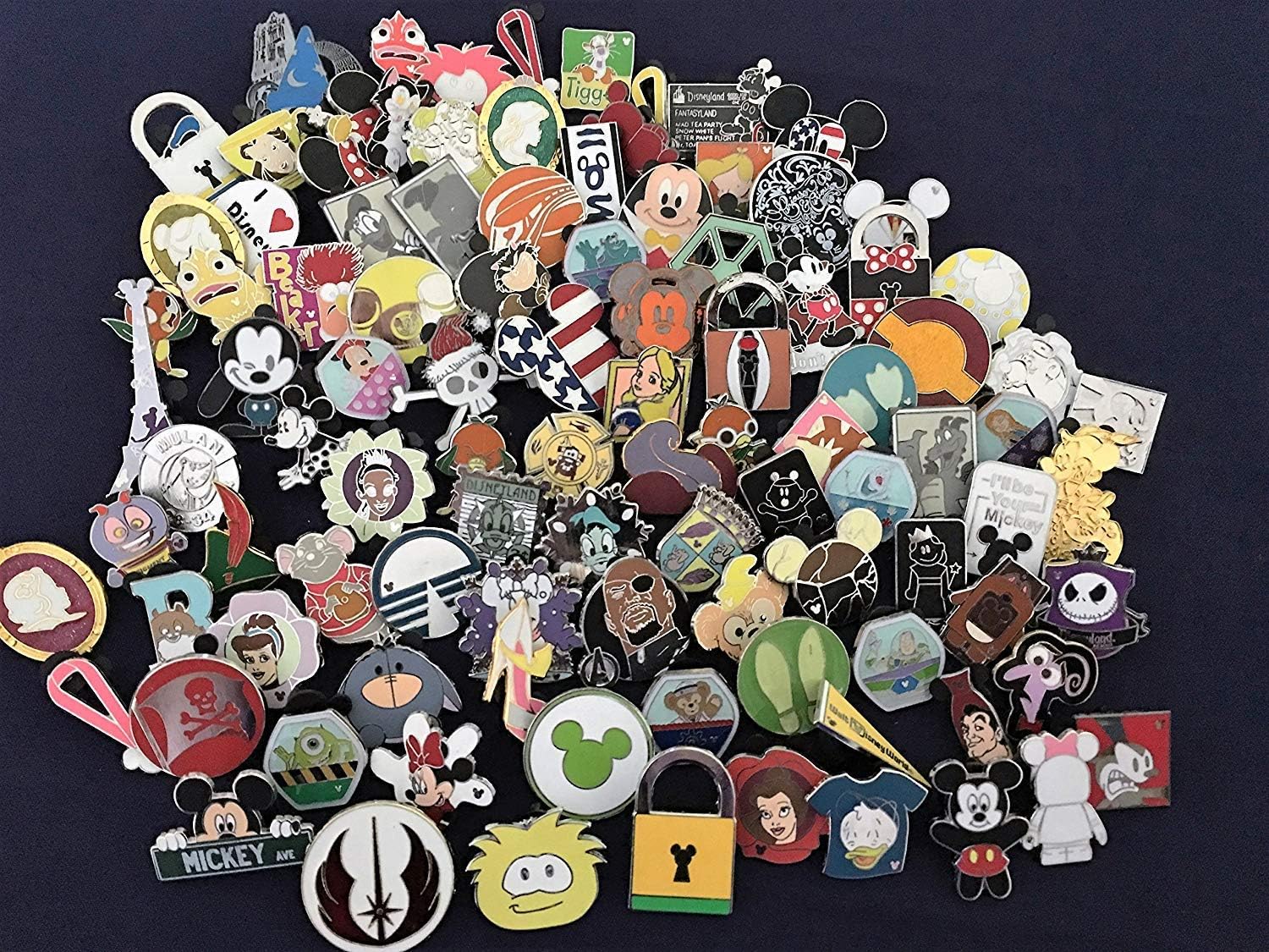 YOLO Stores - Buy 20 GET 25 (Lot of 25) Disney Trading Pins NO Doubles Pin Special Offer LE-HM-Rack-Cast Collector Like New Condition