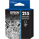 EPSON 215 Ink Standard Capacity Black Cartridge (T215120-S) Works with WorkForce WF-100, 110 and EC-110