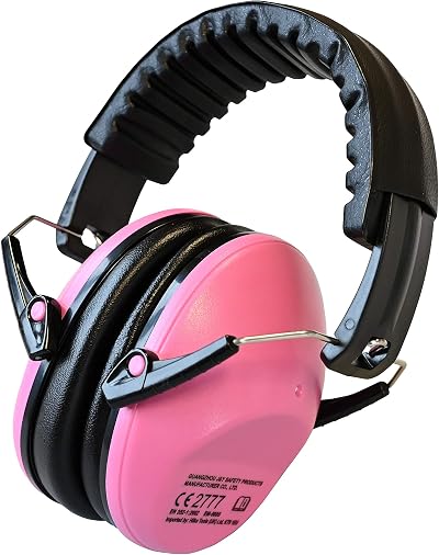 Hilka 77805008 Junior Children's Ear Defenders Pink Lightweight Sturdy