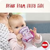 NUK Mini Magic Cup Sippy Cup 360° Anti-Spill 6+ Months Red Rollerskates view 2