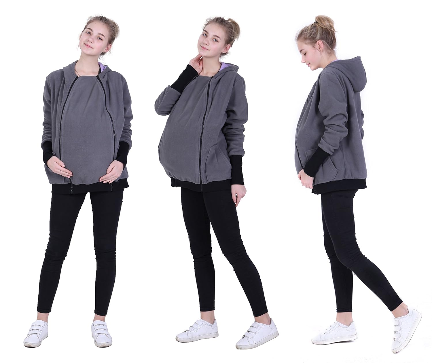 Kangourou Porte Bebe Porteur Femme Zipper Pull Molletonne Blouson 3 En 1 Maternite Sweats A Capuche Polaire Vetements Grossesse Et Maternite Manteaux Et Vestes Eng Bouldermicrofinance Org