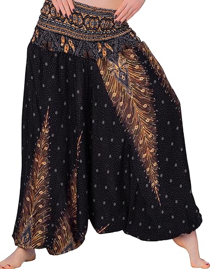 Zarlena Damen Pumphose Haremshose Pluderhose Hose Aladinhose