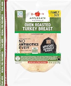 Applegate, Natural Oven Roasted Turkey Breast Family Size, 10.5oz