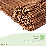 Oypla Natural Willow Outdoor Garden Fencing Screen 1m x 4m Roll view 4
