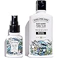 Poo-Pourri Before-You-Go Toilet Spray, Fresh Sea Salt, Refill Bottle 9 Fl Oz and 1.4 Fl Oz Spray- Sea Salt Bergamot and Eucalyptus