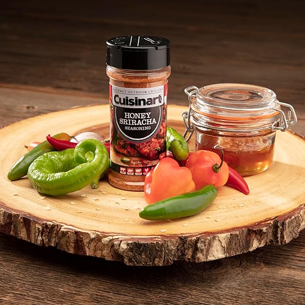 CUISINART HONEY SRIRACHA SEASONING – THAI CHILI HEAT, SALT, AND SPICE- CGSS-118