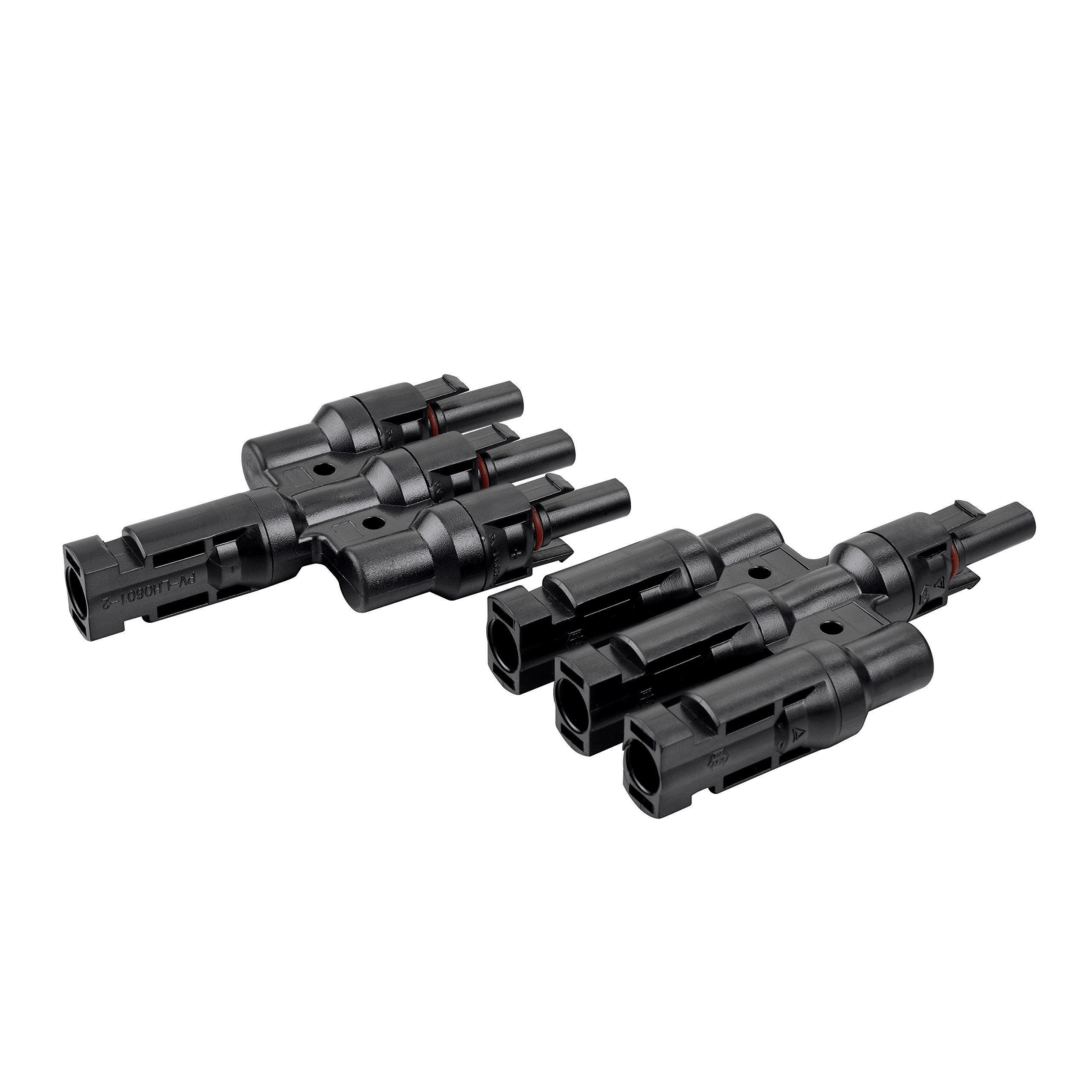 enjoy solar 1 pair of solar plugs T distributor 3-fold for parallel connection solar module