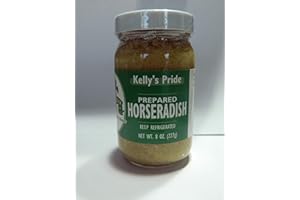 J. R. KELLY CO Prepared Horseradish, Kelly Pride, 8 oz, Made from 100 percent fresh grated horseradish roots