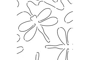 Quilting Creations EL49QC Dragonfly Stipple Quilt Stencil